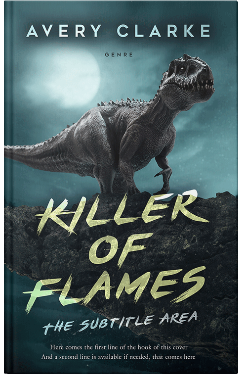 Front view of Timber Green #30383 - Premade Fantasy Book Cover