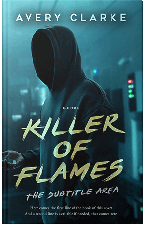 Pre Made Book Cover Black Pearl