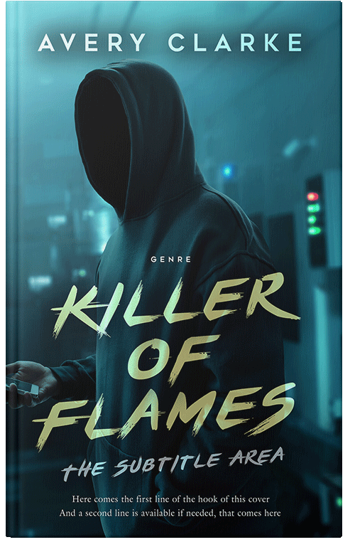 Front view of Black Pearl #30384 - Premade Mystery & Thriller & Suspense Book Cover