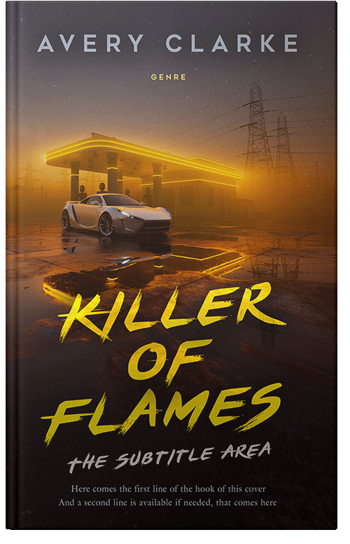 Front view of Oil #30387 - Premade Apocalyptica Book Cover