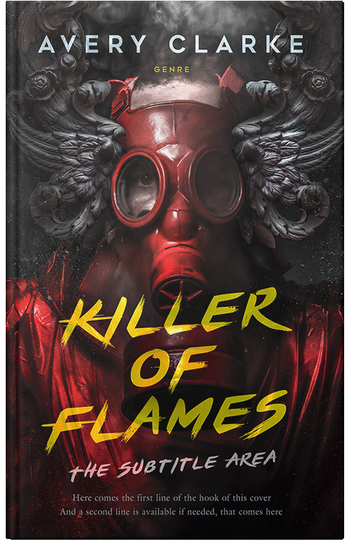 Front view of Cocoa Brown #30388 - Premade Apocalyptica Book Cover