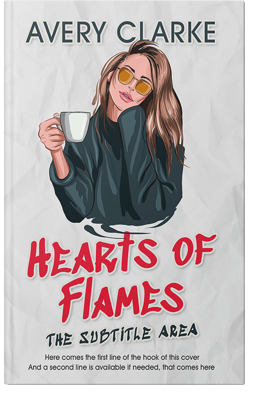 Front view of Premade Teen & Young Adult Book Cover - Outer Space