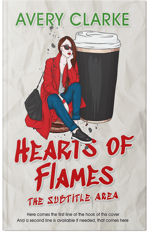 Front view of Cararra #30398 - Premade Chick Lit Book Cover