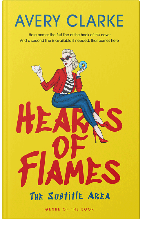 Front view of Premade Romance Book Cover - Ripe Lemon