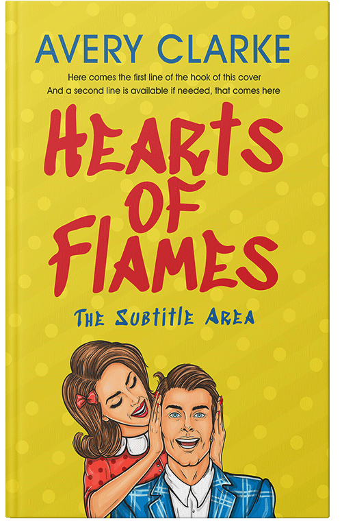 Front view of Golden Dream #30405 - Premade Romance Book Cover