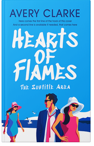 Pre Made Book Cover Dodger Blue