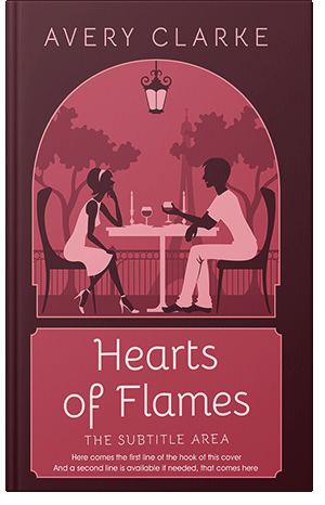 Pre Made Book Cover Hippie Pink