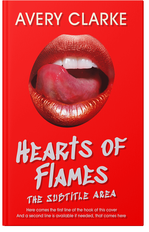 Front view of Red #30413 - Premade Erotica Book Cover