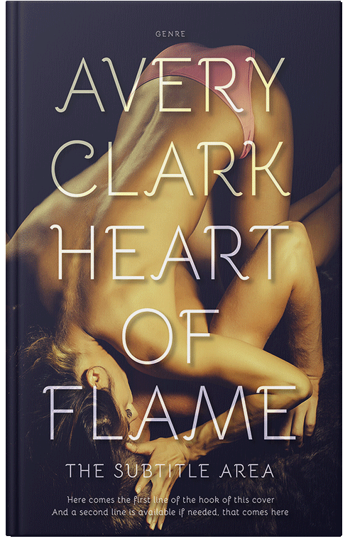 Front view of Premade Erotica Book Cover - Straw