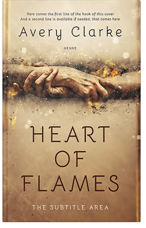 Pre Made Book Cover Tan