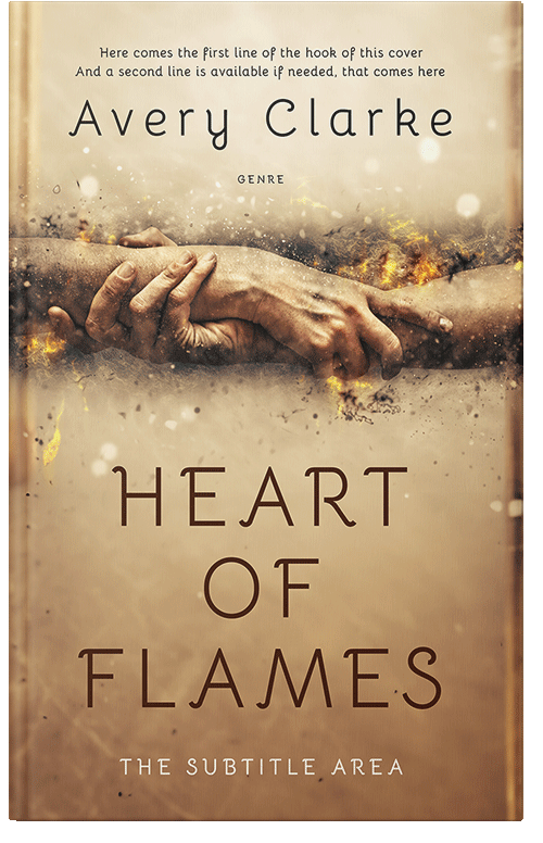 Front view of Tan #30423 - Premade Self-Improvement & Self-Help Book Cover