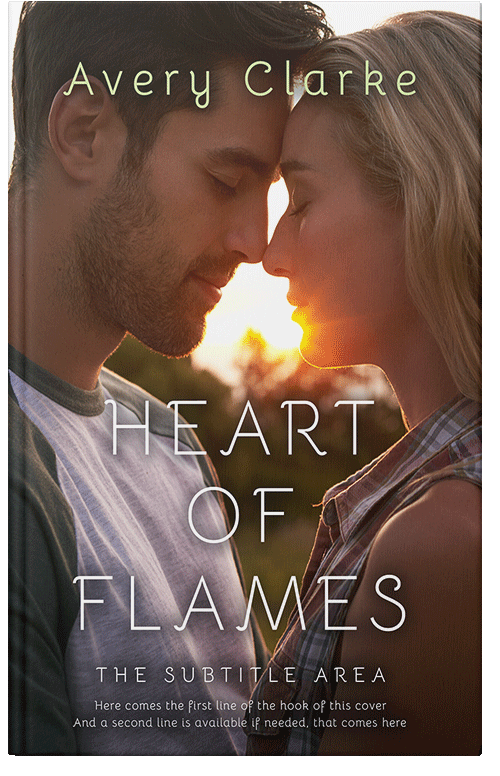 Front view of Saddle #30424 - Premade Romance Book Cover