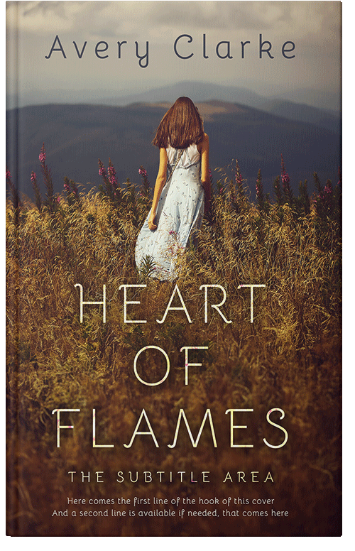 Front view of Saddle #30425 - Premade Romance Book Cover