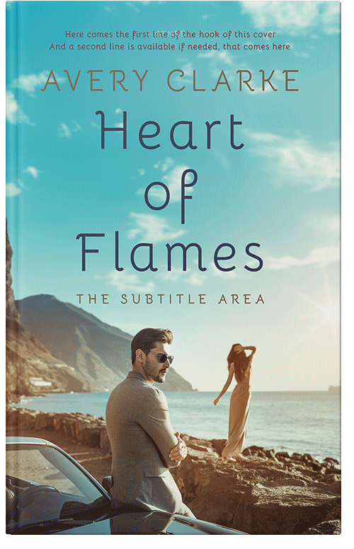 Front view of Premade Romance Book Cover - Neptune