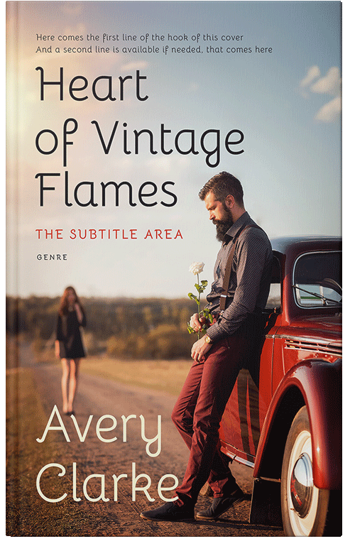 Front view of Sisal #30434 - Premade Romance Book Cover