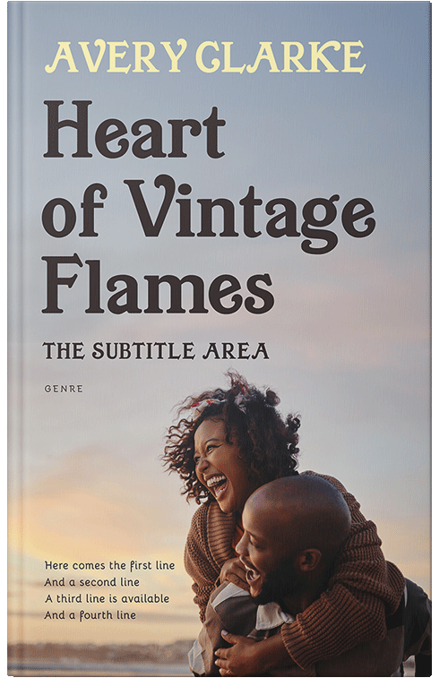 Front view of Premade Romance Book Cover - Cloud