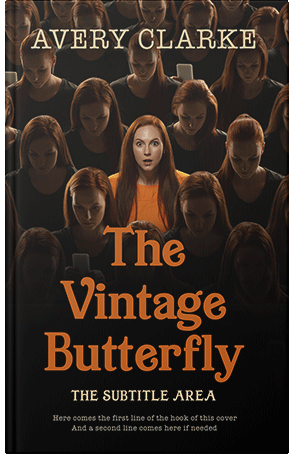 Pre Made Book Cover Copper