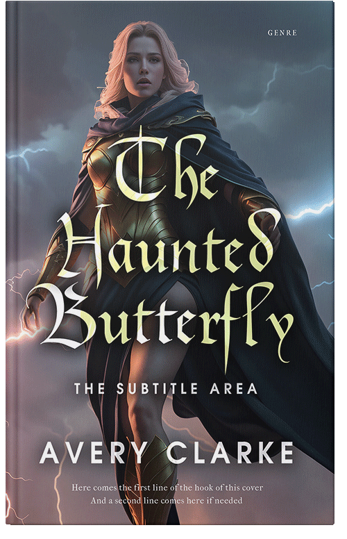 Front view of Shark #30454 - Premade Fantasy Book Cover