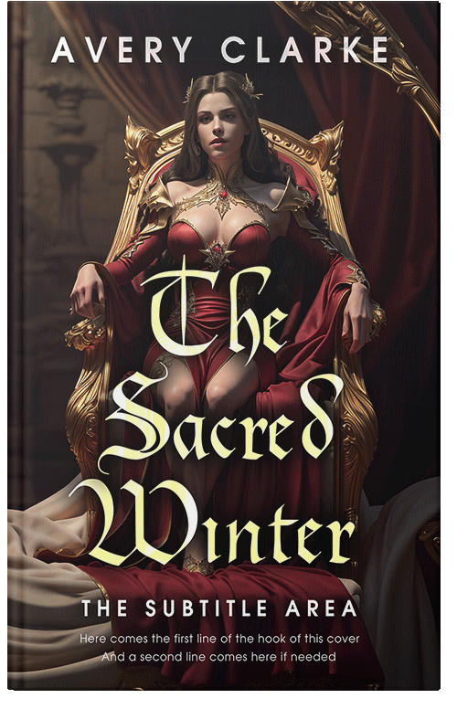 Front view of Night Rider #30460 - Premade Fantasy Book Cover