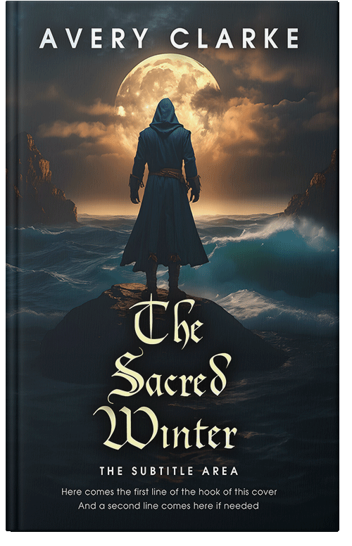 Front view of Shark #30461 - Premade Fantasy Book Cover | BookCoverZone