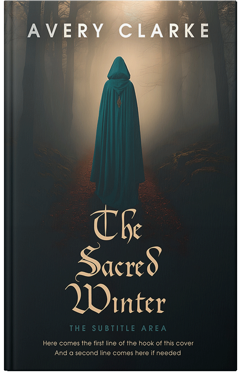 Front view of Outer Space #30463 - Premade Religion & Spirituality Book Cover