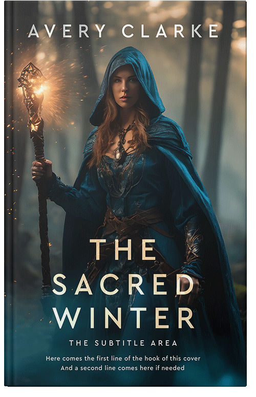 Front view of Outer Space #30472 - Premade Religion & Spirituality Book Cover