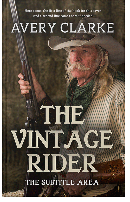 Front view of Oil #30477 - Premade Historical Book Cover