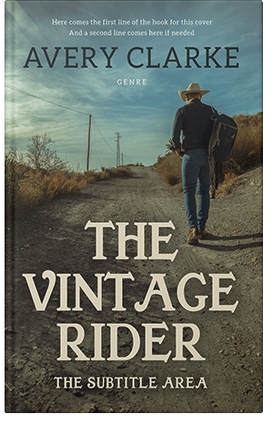 Pre Made Book Cover Gray Asparagus