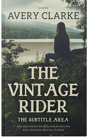 Pre Made Book Cover Foggy Gray