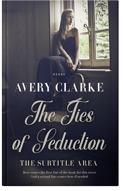 Front view of Premade Romance Book Cover - Charade