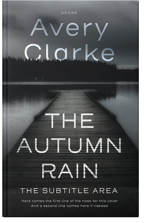 Front view of Premade Mystery & Thriller & Suspense Book Cover - Shark