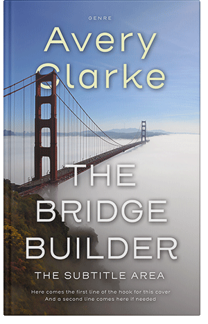 Pre Made Book Cover Cadet Blue