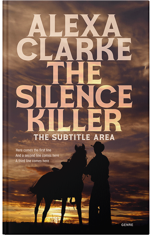 Front view of Bistre #30549 - Premade Action & Adventure Book Cover