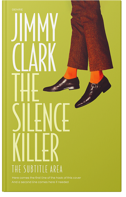 Front view of Premade Business Book Cover - Earls Green