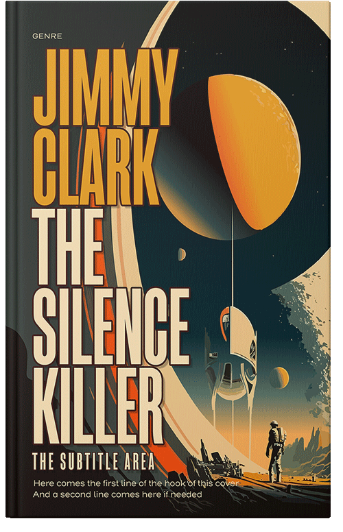 Front view of Premade Mystery & Thriller & Suspense Book Cover - Heavy Metal