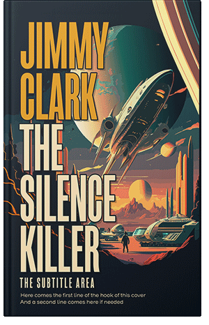 Pre Made Book Cover Outer Space