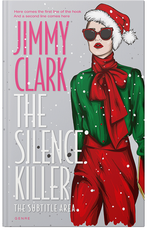 Front view of Premade Romance Book Cover - Gray Suit