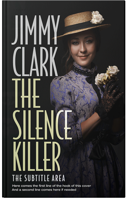 Front view of Bison Hide #30614 - Premade Historical Book Cover