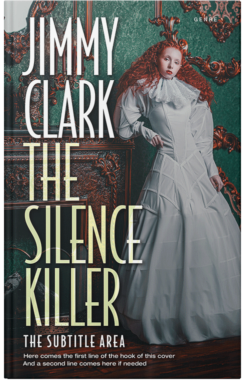 Front view of Outer Space #30619 - Premade Historical Book Cover