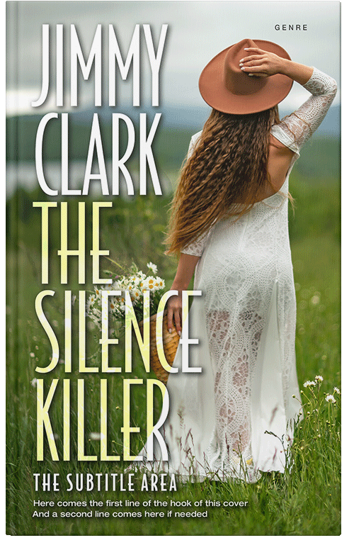 Front view of Foggy Gray #30620 - Premade Historical Book Cover