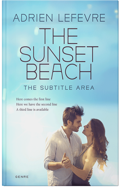 Front view of Regent St Blue #30630 - Premade Romance Book Cover