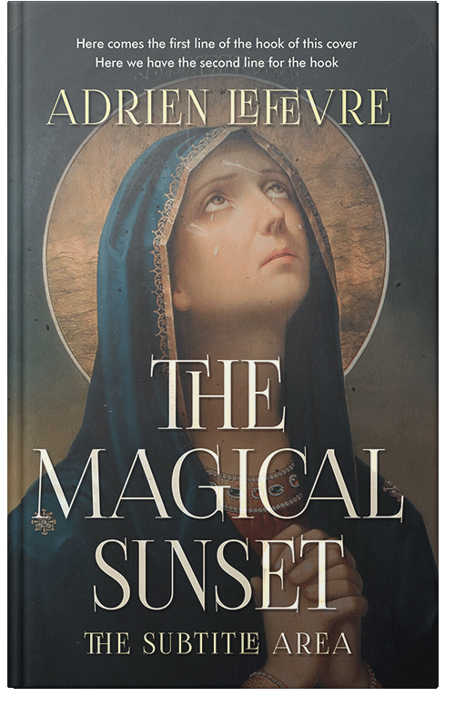 Front view of Lunar Green #30636 - Premade Religion & Spirituality Book Cover