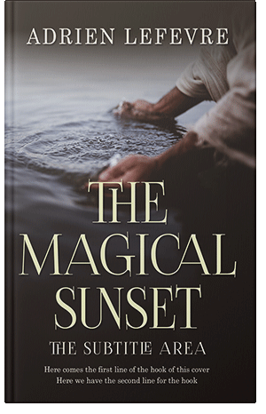 Pre Made Book Cover Cocoa Brown