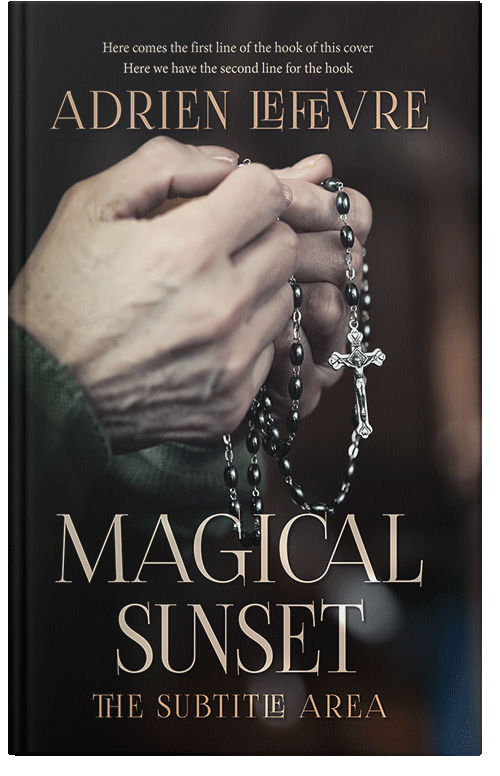 Front view of Premade Religion & Spirituality Book Cover - Coral Reef