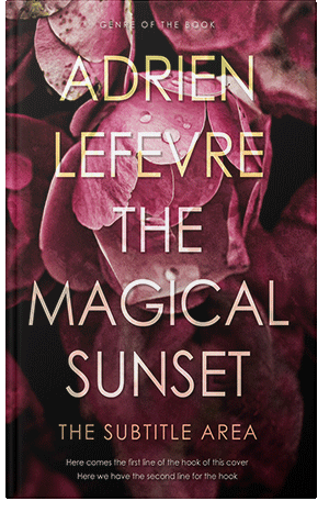 Pre Made Book Cover Can Can