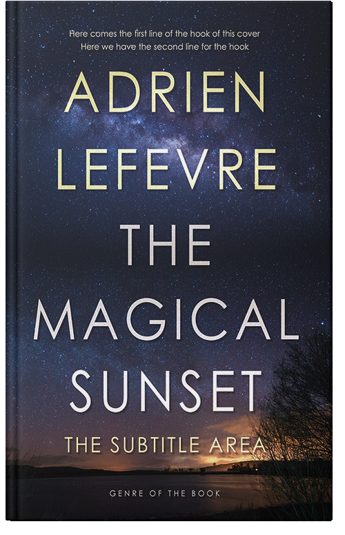 Front view of Ebony Clay #30644 - Premade Nature Book Cover