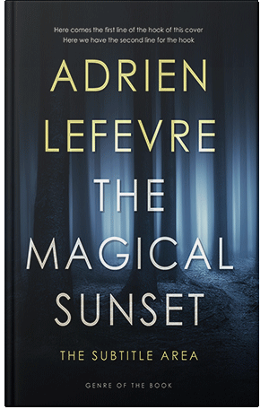 Pre Made Book Cover Ebony