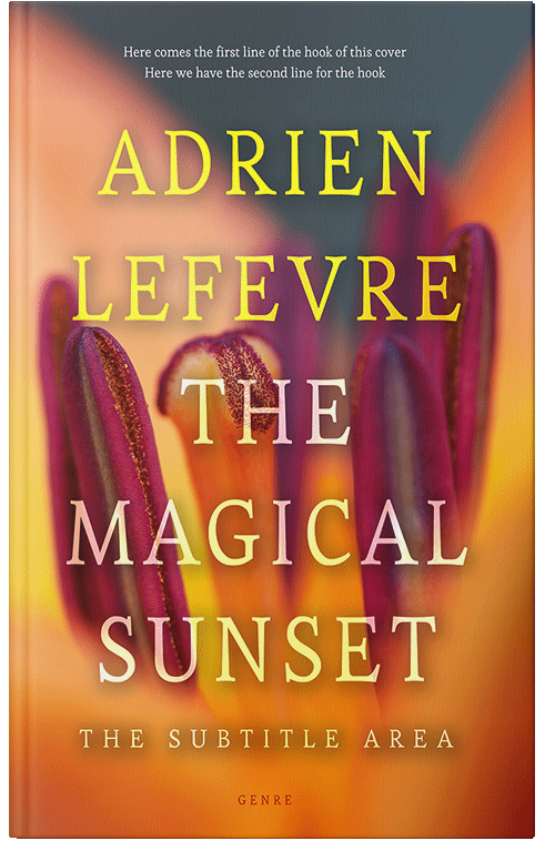 Front view of Raw Sienna #30652 - Premade Fantasy Book Cover