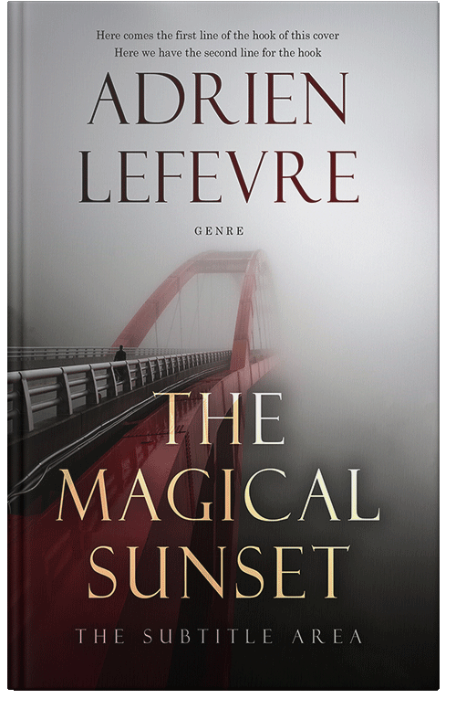 Front view of Premade Mystery & Thriller & Suspense Book Cover - Silver