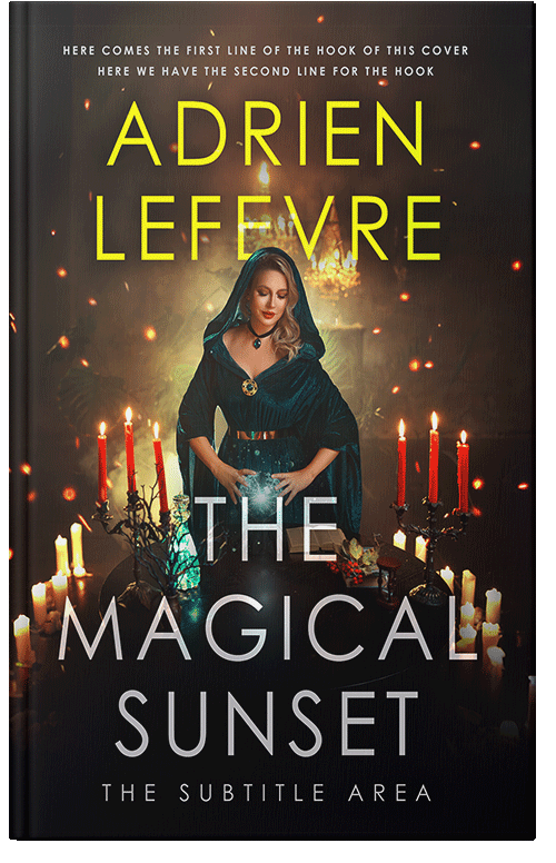 Front view of Oil #30665 - Premade Fantasy Book Cover